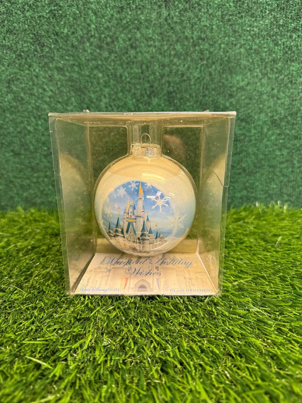 VTG NIB Disney Cinderella's Castle Christmas Ornament